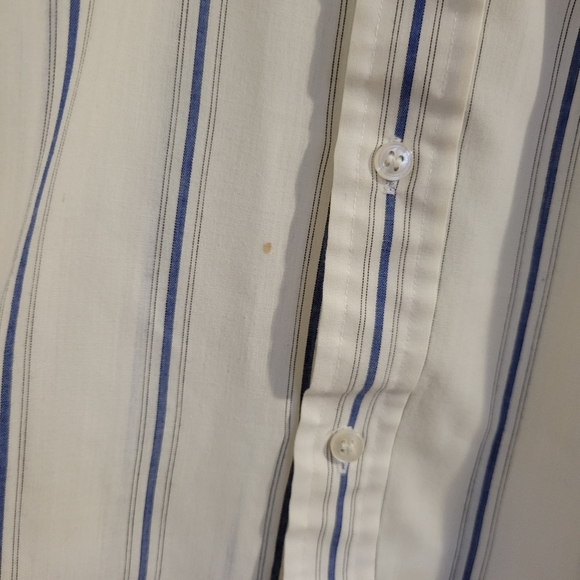 Sears the men's store vintage long sleeve striped button front shirt - Picture 6 of 10